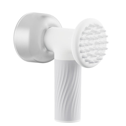 Automatic Electric Pet Bath Brush with Soap Dispenser - Foaming Dog & Cat Grooming Massage Scrubber