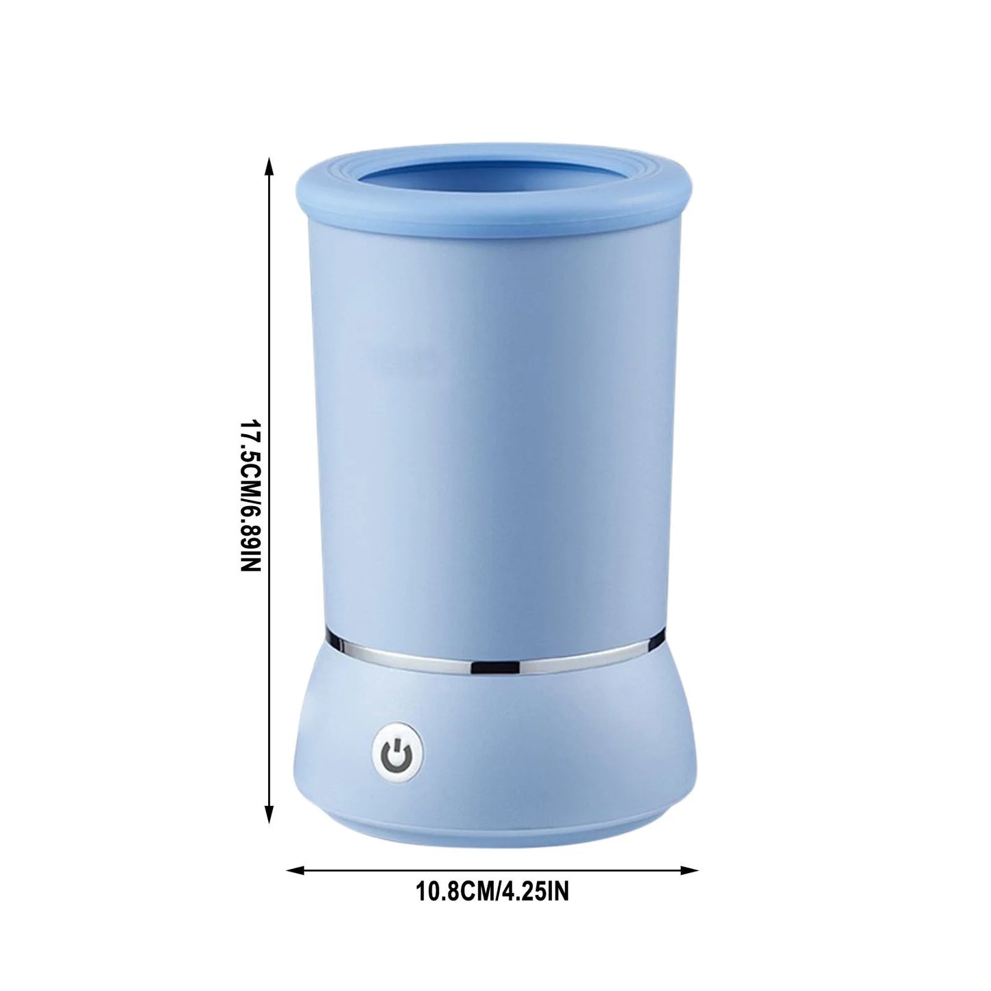 Automatic Pet Paw Cleaner Cup- Electric Dog & Cat Paw Washer for Muddy Paws, One-Touch Portable Foot Cleaning Machine