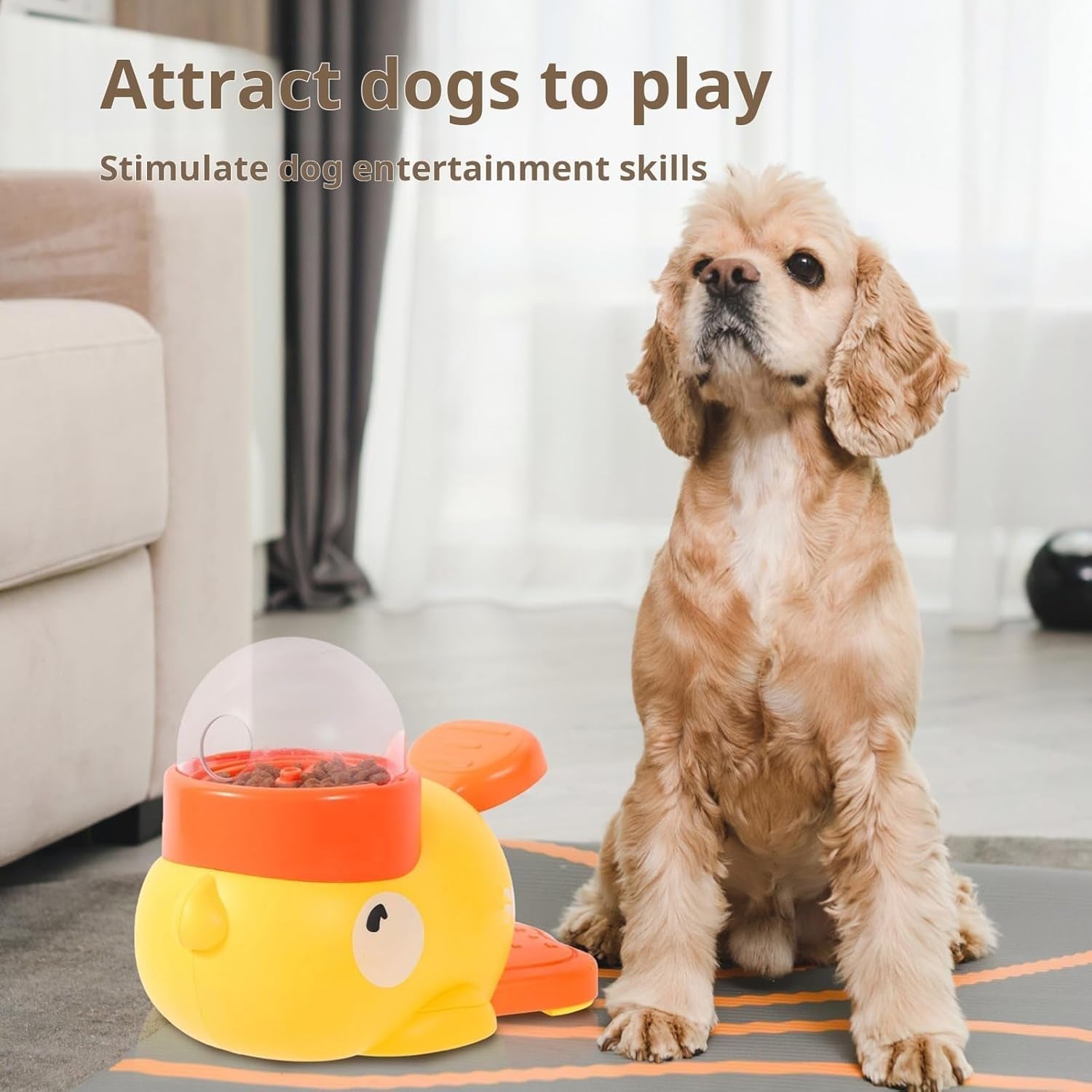 Interactive Dog Treat Dispensing Toy – Puzzle Slow Feeder for Small Dogs & Puppies, IQ Training & Mental Enrichment