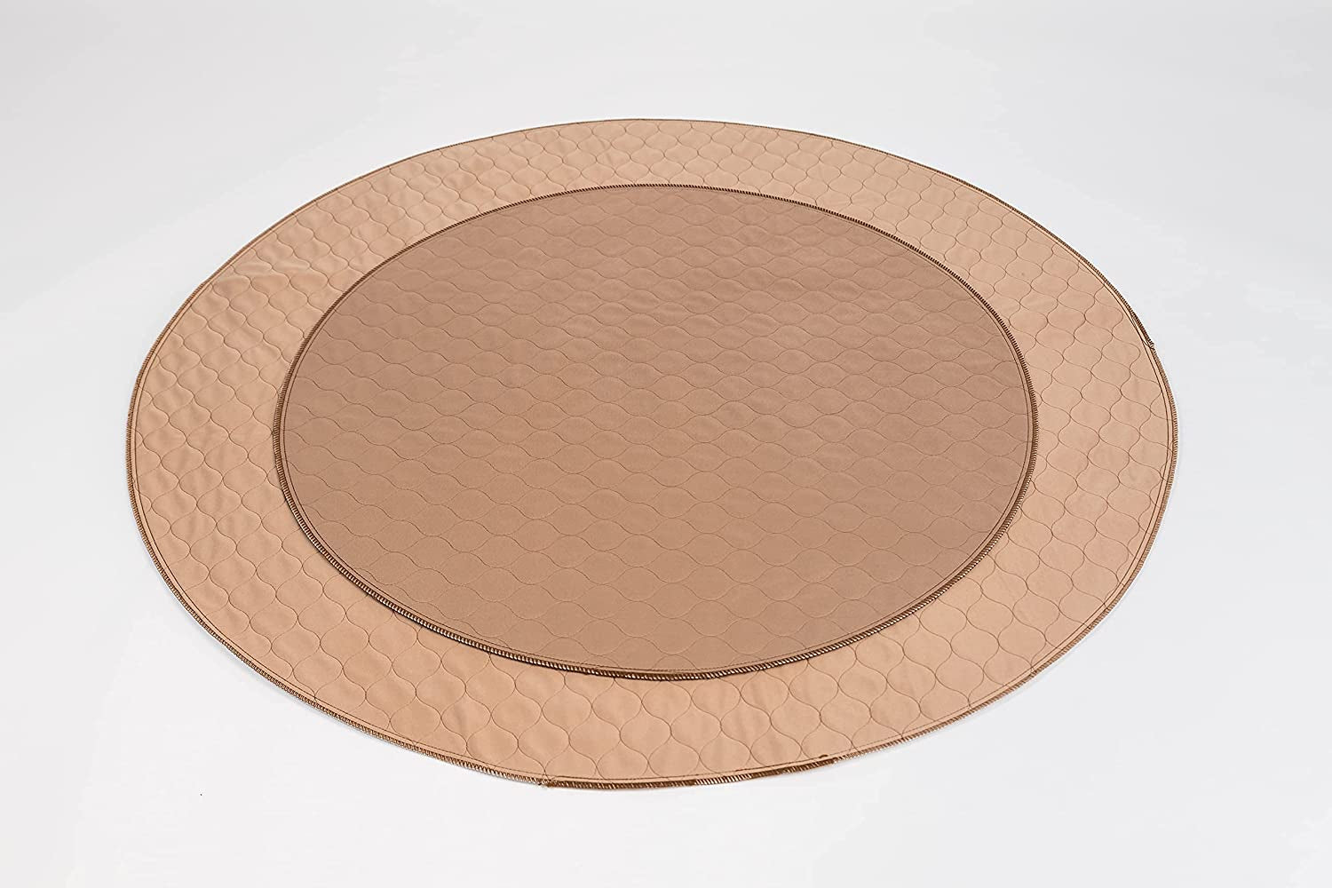 Reusable Washable Dog Pee Pad – Waterproof 48" Round Potty Training & Whelping Mat for Puppies, Dogs & Pets