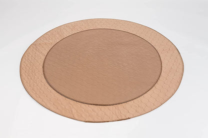 Reusable Washable Dog Pee Pad – Waterproof 48" Round Potty Training & Whelping Mat for Puppies, Dogs & Pets
