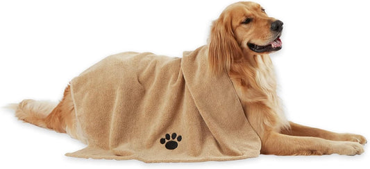 Bone Dry Ultra-Absorbent Microfiber Pet Grooming Towel - X-Large, 41" x23.5"