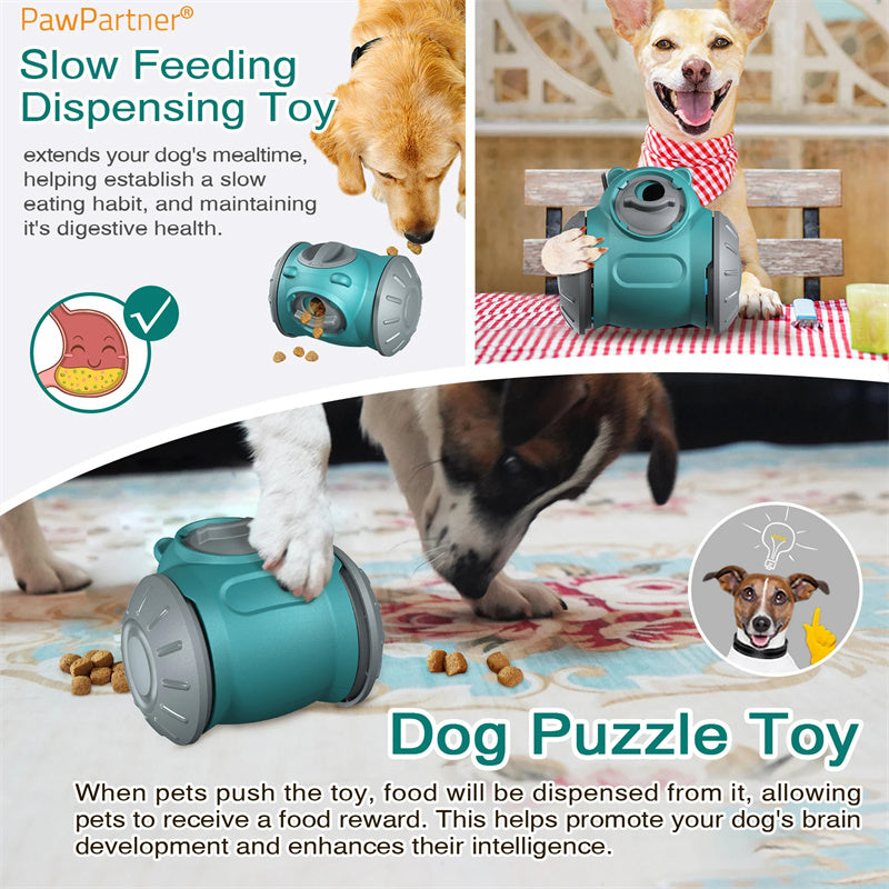 Interactive Dog Treat Dispensing Toy – IQ Training Tumbler Slow Feeder Puzzle Toy for Small & Medium Dogs and Cats