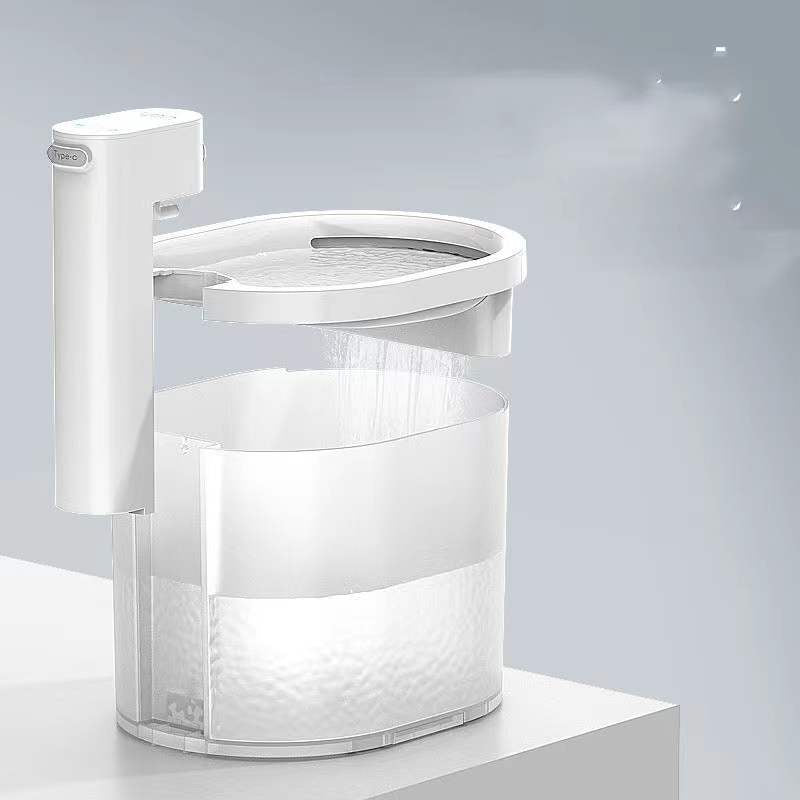 Automatic Pet Water Fountain - Ultra Quiet Filtered Water Dispenser for Cats & Small Dogs