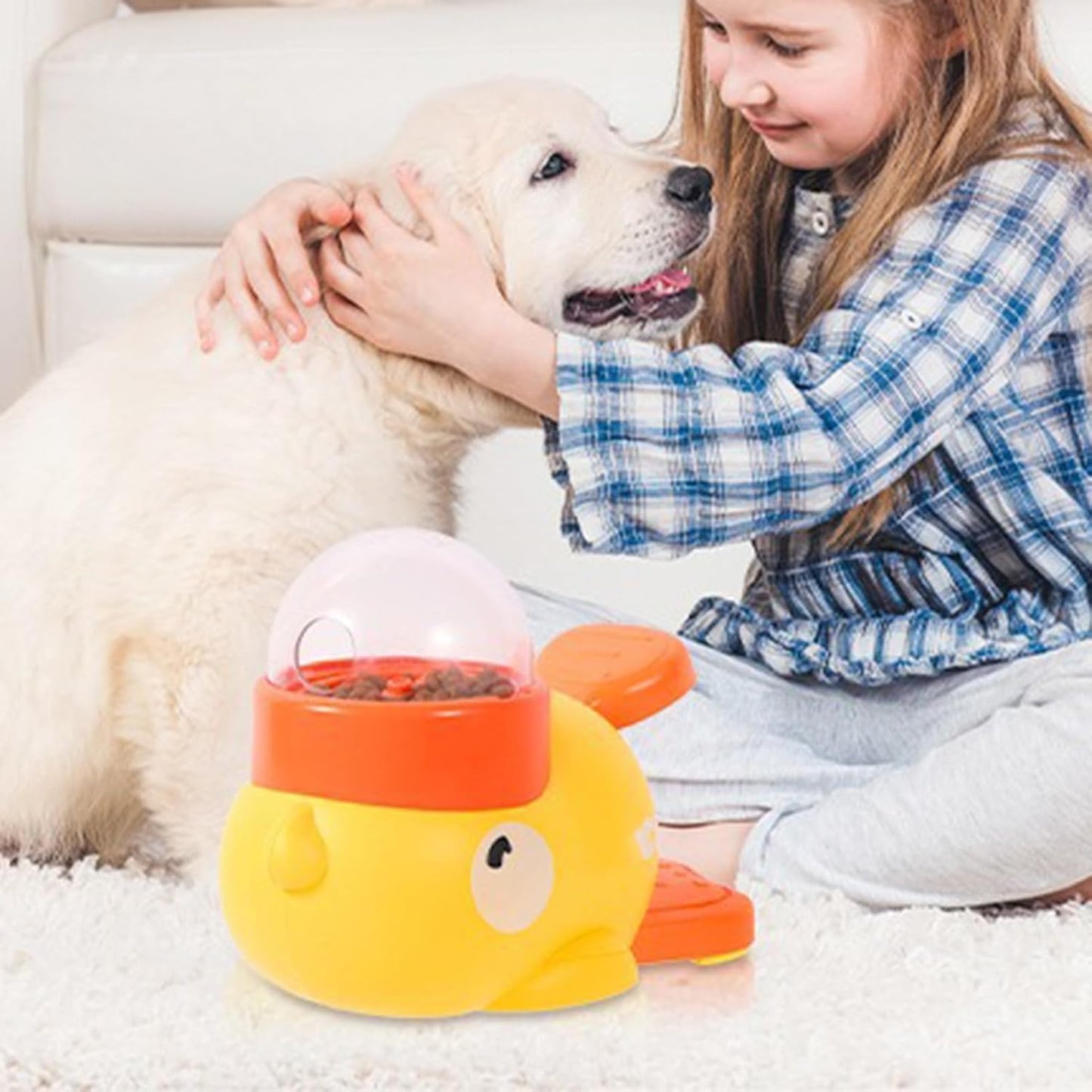 Interactive Dog Treat Dispensing Toy – Puzzle Slow Feeder for Small Dogs & Puppies, IQ Training & Mental Enrichment