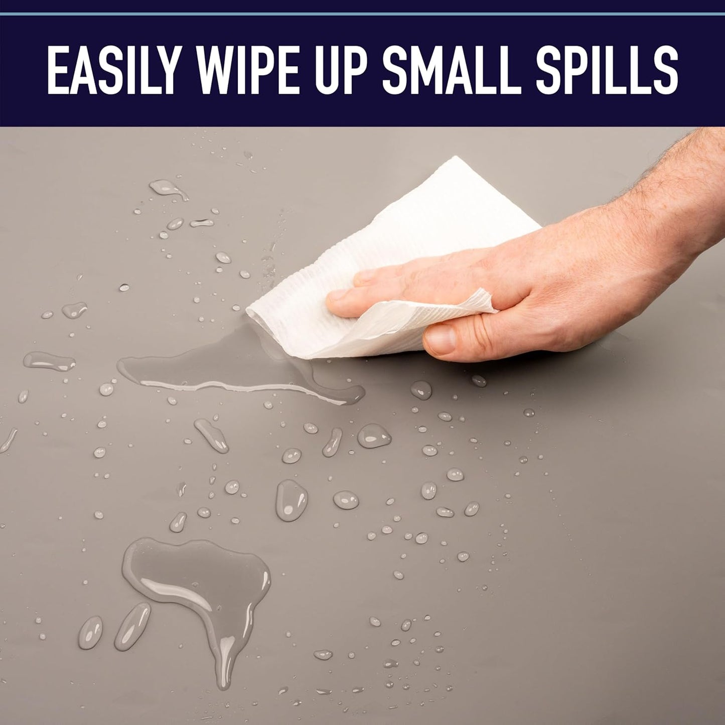 Raised-Edge Silicone Dog Food Mat – Waterproof Non-Slip Pet Feeding Mat for Food & Water Bowls, Dishwasher Safe (25" × 17")