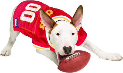 Kansas City Chiefs Dog Jersey – Official NFL Mesh Pet Jersey for Medium Dogs, Breathable Game Day Shirt
