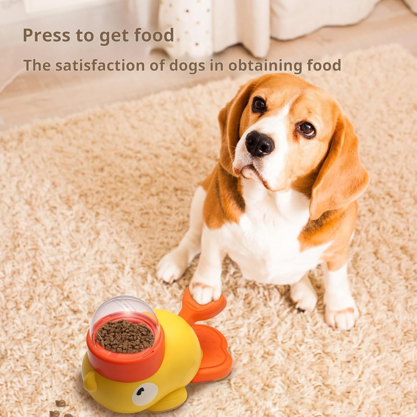 Interactive Dog Treat Dispensing Toy – Puzzle Slow Feeder for Small Dogs & Puppies, IQ Training & Mental Enrichment
