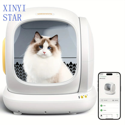 Automatic Self-Cleaning Cat Litter Box – Smart Odor-Control Litter Box for Multiple Cats
