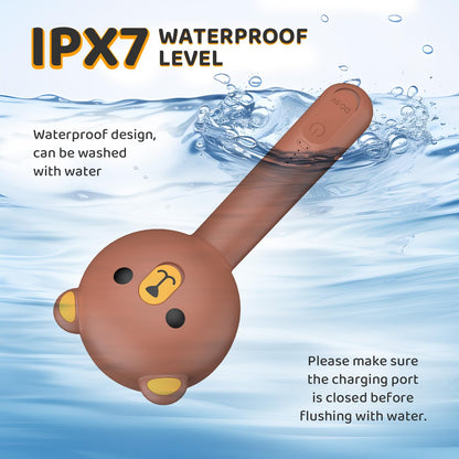 Self-Cleaning Cat Steam Brush with Pet Spray and Release Button - 3-in-1 Waterproof Grooming Tool for Long and Short Haired Cats and Dogs (Brown)